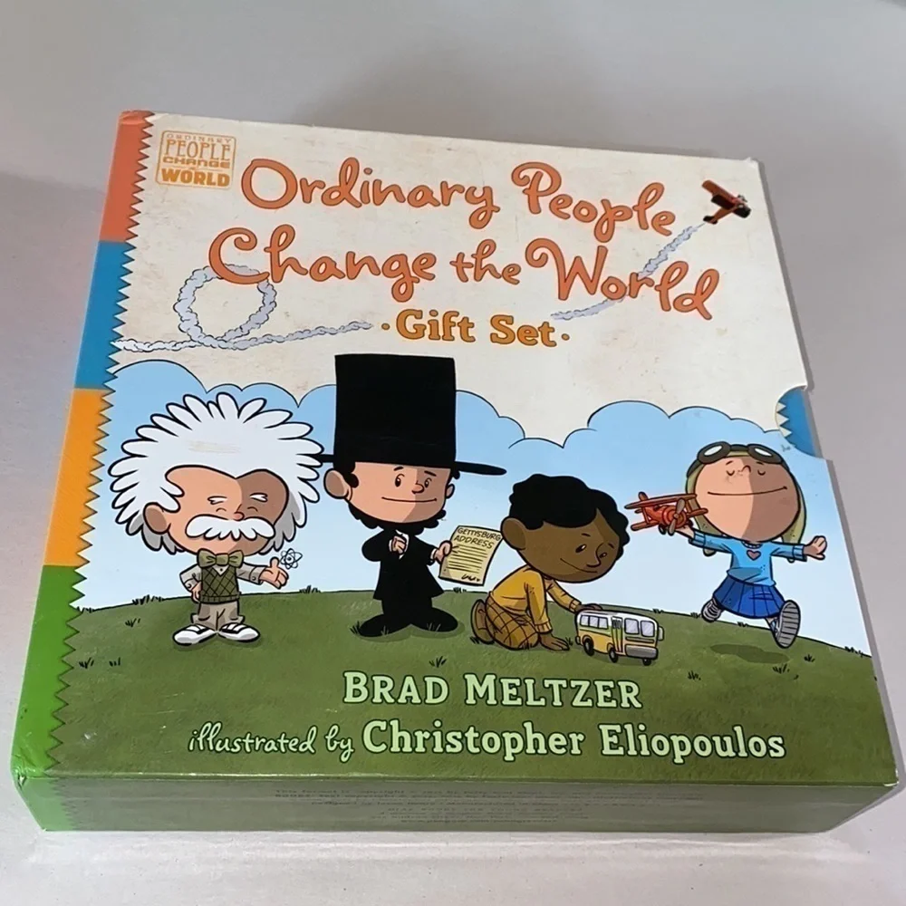 Ordinary people change the world book gift set of 4